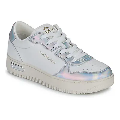 Replay EPIC FOIL women's Shoes (Trainers) in White