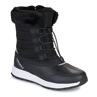 VIKING FOOTWEAR EQUIP WARM WATERPROOF Zip women's Snow boots in Black