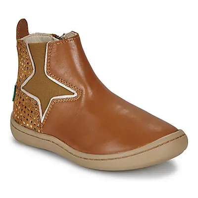 Kickers KICK POPSTAR girls's Children's Mid Boots in Brown