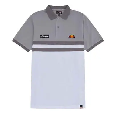 Ellesse Muccia Polo Shirt White/Grey men's in White