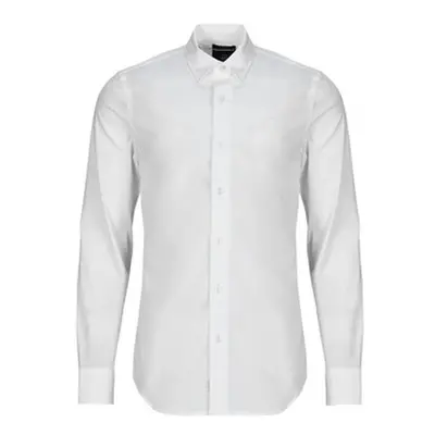 G-Star Raw UNIFORM SLIM SHIRT LS men's Long sleeved Shirt in White