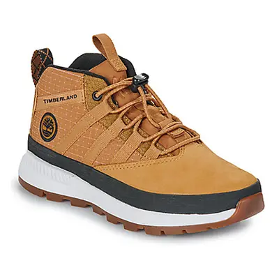 Timberland EURO TREKKER LOW LACE UP boys's Children's Shoes (High-top Trainers) in Brown