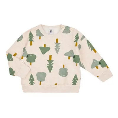 Petit Bateau TIGRO boys's Children's sweatshirt in Beige