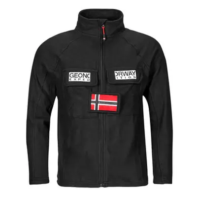 Geographical Norway TANTOUNA men's Fleece jacket in Black