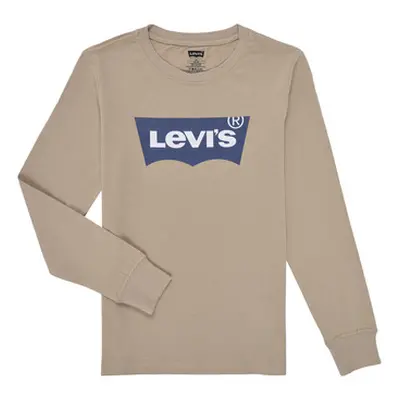 Levis LVB L/S BATWING TEE boys's in Beige