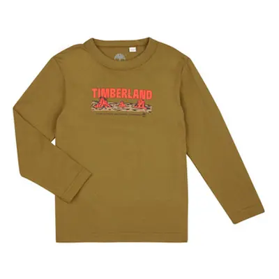 Timberland TEE-SHIRT MANCHES LONGUES T60304/64J boys's in Kaki