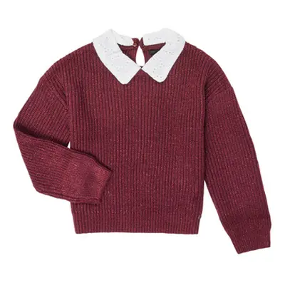 Ikks XR18062 girls's Children's sweater in Bordeaux