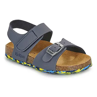 Kickers SUNKRO boys's Children's Sandals in Blue