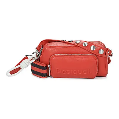 Desigual BAG HALF LOGO FW24 PRADES NO CONT women's Handbags in Red