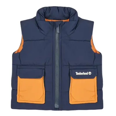 Timberland DOUDOUNE SANS MANCHES T60341 boys's Children's Jacket in Blue