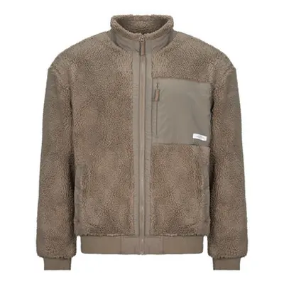 Element OAK SHERPA men's Fleece jacket in Brown