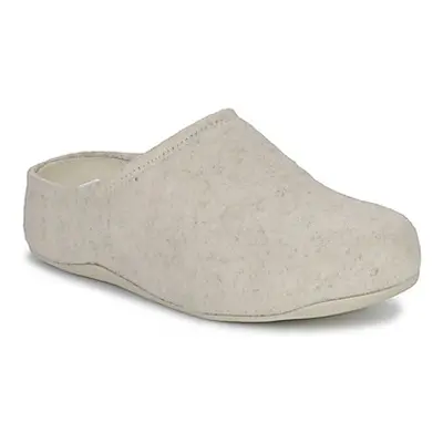 FitFlop SHUV FELT NATURAL women's Slippers in Beige