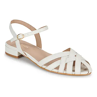 Maison Minelli 863067-ECRU women's Sandals in White