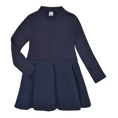 Petit Bateau TWILIGHT girls's Children's dress in Marine