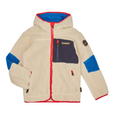 Napapijri K YUPIK FZH 3 boys's Children's fleece jacket in Beige