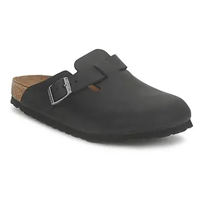 Birkenstock BOSTON PREMIUM men's Clogs (Shoes) in Black