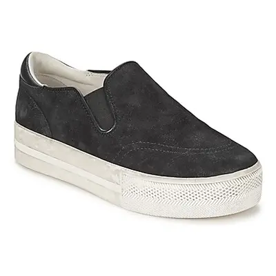 Ash JUNGLE women's Slip-ons (Shoes) in Black