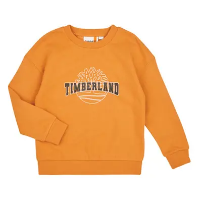 Timberland SWEAT T60315 boys's Children's sweatshirt in Orange