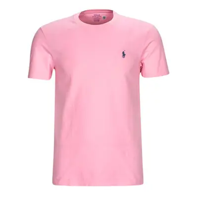 Polo Ralph Lauren T-SHIRT AJUSTE EN COTON men's T shirt in Pink