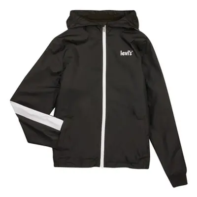 Levis LVB CORE WINDBREAKER boys's Children's jacket in Black