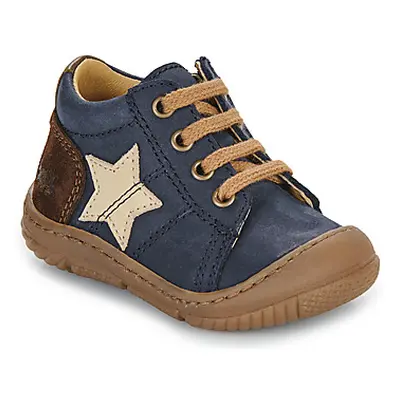 Bopy JAMZIP boys's Children's Shoes (High-top Trainers) in Blue