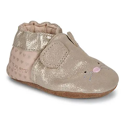 Robeez MOUSE NOSE girls's Children's Slippers in Pink