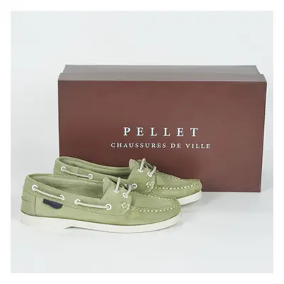 Pellet BRENDA women's Boat Shoes in Green