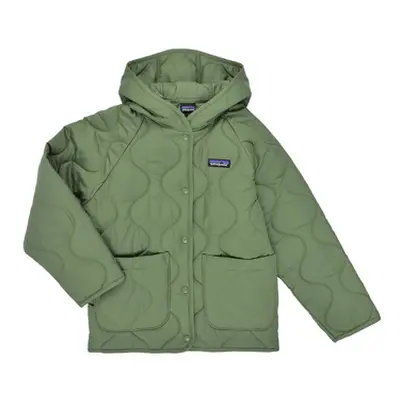 Patagonia K'S QUILTED PUFFER girls's Children's jacket in Kaki