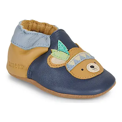 Robeez FOREST GAME boys's Children's Slippers in Marine