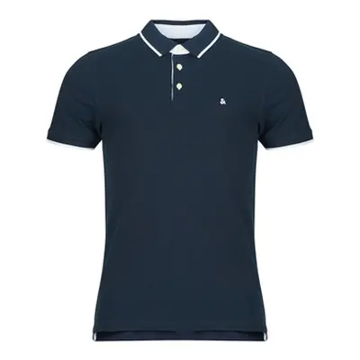 Jack & Jones JJEPAULOS men's Polo shirt in Blue