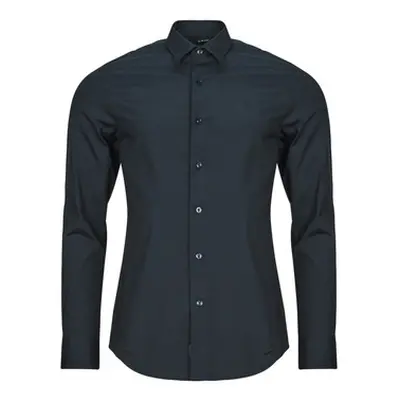 G-Star Raw UNIFORM SLIM SHIRT LS men's Long sleeved Shirt in Marine