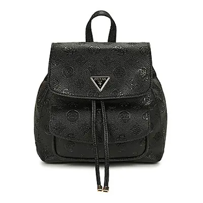 Guess CRESIDA SMALL FLAP BACKPACK women's Backpack in Black