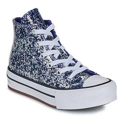 Converse CHUCK TAYLOR ALL STAR EVA LIFT GLITTER girls's Children's Shoes (High-top Trainers) in 