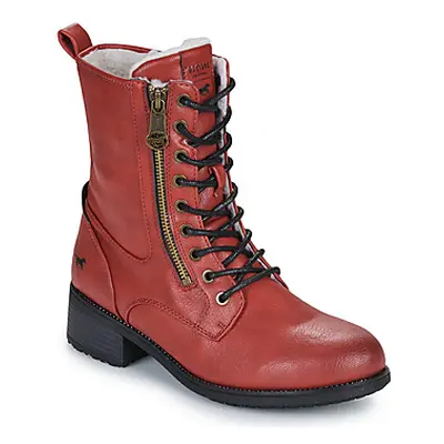 Mustang 1402601 women's Mid Boots in Red