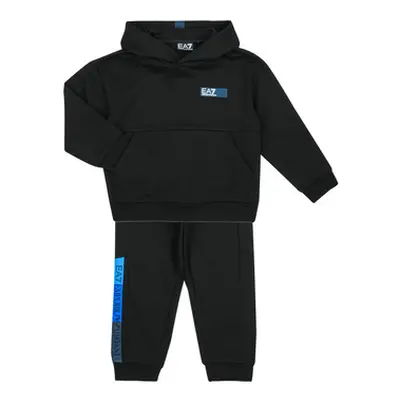 Emporio Armani EA7 LOGO SERIES TRACKSUIT boys's in Black