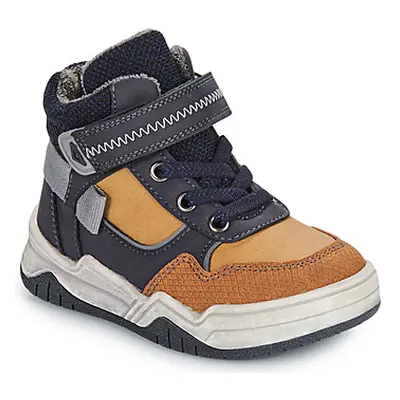 Bopy IGUERANDE boys's Children's Shoes (High-top Trainers) in Blue