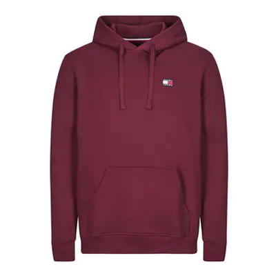 Tommy Jeans TJM REG BADGE HOODIE EXT men's Sweatshirt in Bordeaux