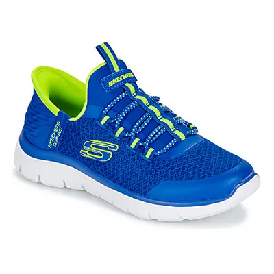 Skechers SUMMITS boys's Children's Shoes (Trainers) in Blue