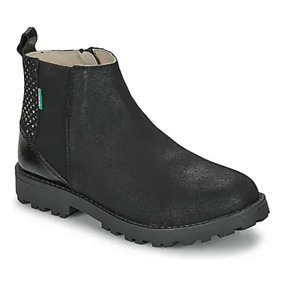 Kickers GROOFIT girls's Children's Mid Boots in Black