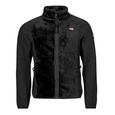 Geographical Norway TITANOZ men's Fleece jacket in Black