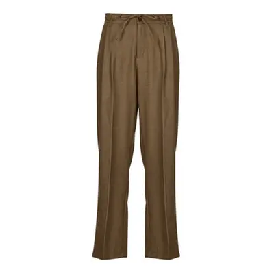 Only ONLHELENA LIFE MEL HW STRI WIDE PANT TLR women's in Brown