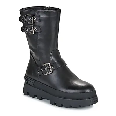 D.Franklin ALL TRACK 391 women's Mid Boots in Black