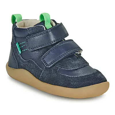 Kickers KICKFRESHO boys's Children's Shoes (High-top Trainers) in Marine