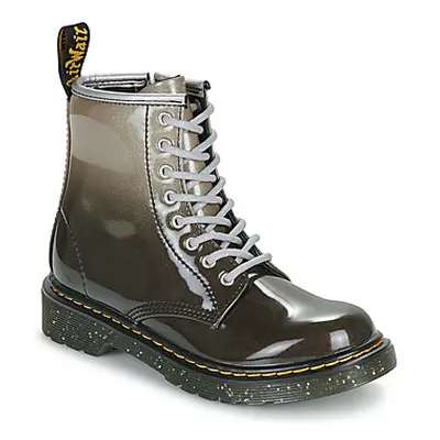 Dr. Martens GLITTER JUNIOR girls's Children's Mid Boots in Black