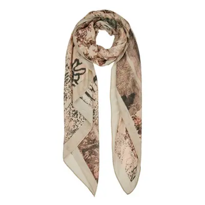 Desigual FOU TAPESTRY RECTANGLE women's Scarf in Beige