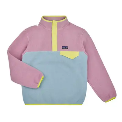 Patagonia K'S LW SYNCH SNAP-T P/O girls's Children's fleece jacket in Multicolour