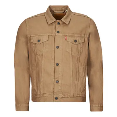 Levis THE TRUCKER JACKET men's Denim jacket in Brown