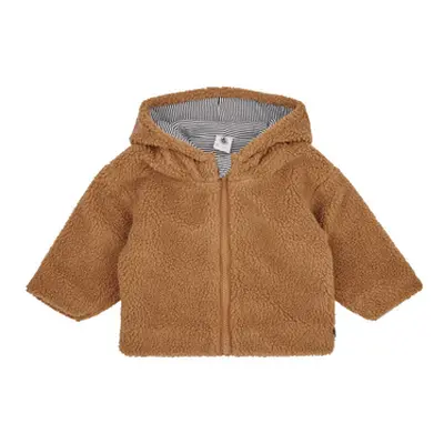 Petit Bateau TINTIN girls's Children's jacket in Brown