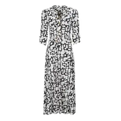 Morgan RLILO women's Long Dress in Multicolour