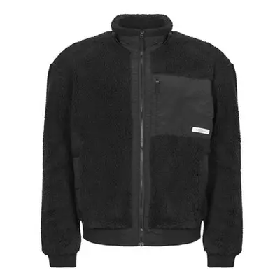 Element OAK SHERPA men's Fleece jacket in Black